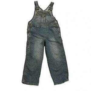 Vintage OshKosh B’Gosh Denim Overalls Size 5t Casual Western Vestback Jean